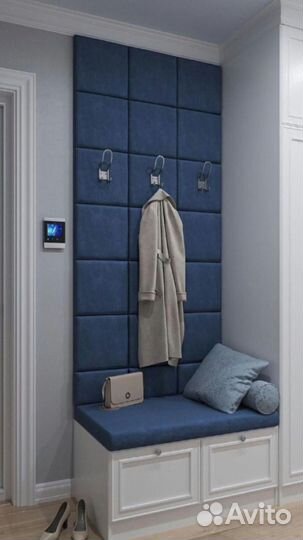 Вешалка настенная в прихожую мягкая