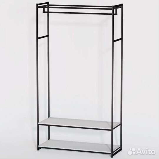 Стеллаж для одежды в стиле Лофт A22120-09-чб