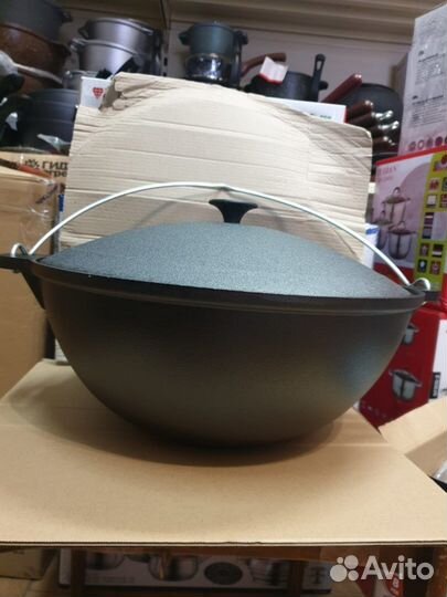 Узбекский казан чугунный 6