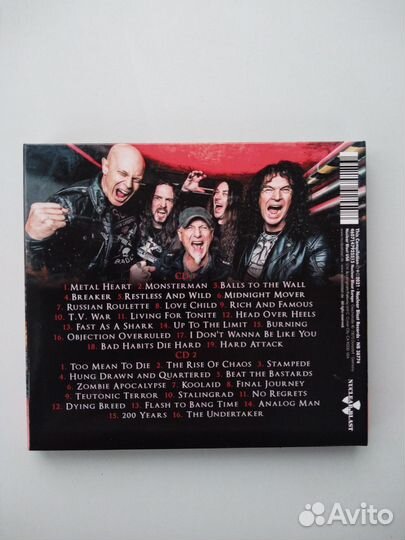 2 CD диска. Accept. Greatest hits