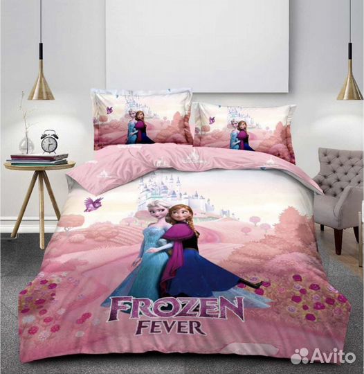 Детская постельное белье Сатин пони Маша патруль