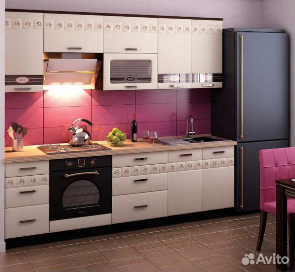 Кухонный гарнитур Аврора 19 (ширина 240 см)