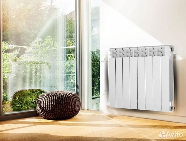 Радиатор биметаллический Rifar Base 500, 8 секций