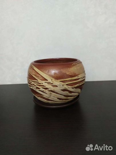 Горшки керамические, блюдца для горшков