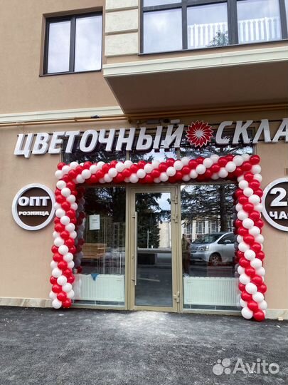 Арка из шаров, гирлянда на открытие