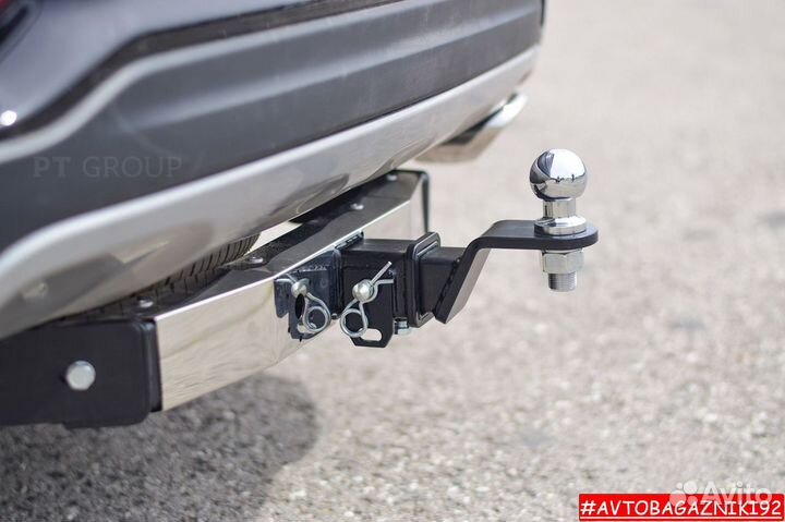 Фаркоп (тсу) под квадрат для KIA Sorento Prime