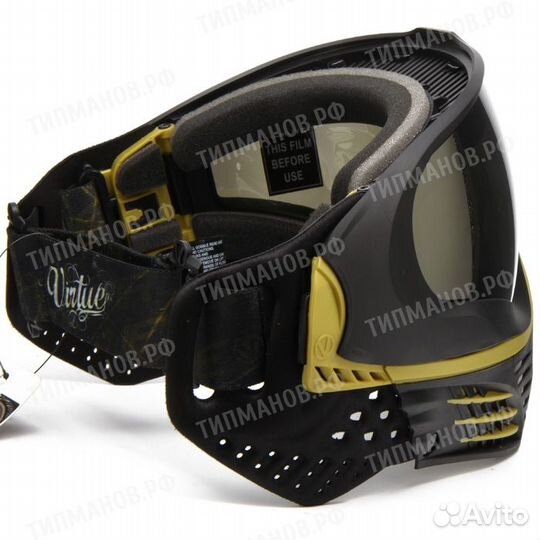 Пейнтбольная маска Virtue VIO Contour, Black Gold