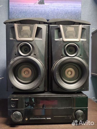 Ресивер Pioneer VSX 520 K, колонки Technics