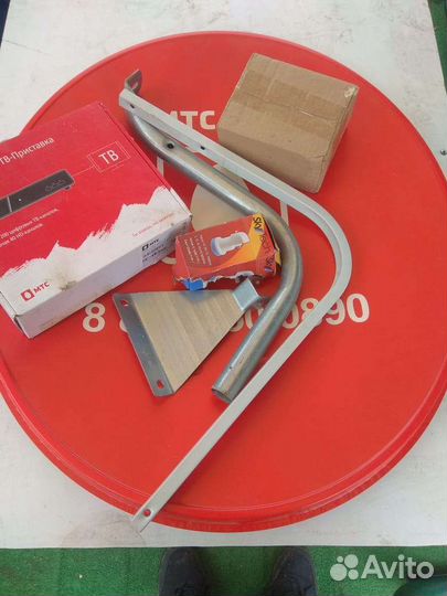 Спутниковая тарелка МТС с приставкой