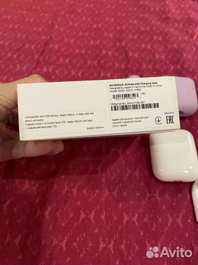 Наушники apple airpods