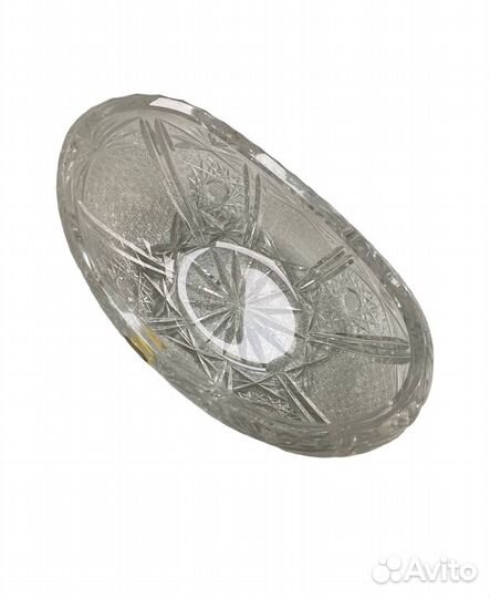 Ваза хрустальная ладья