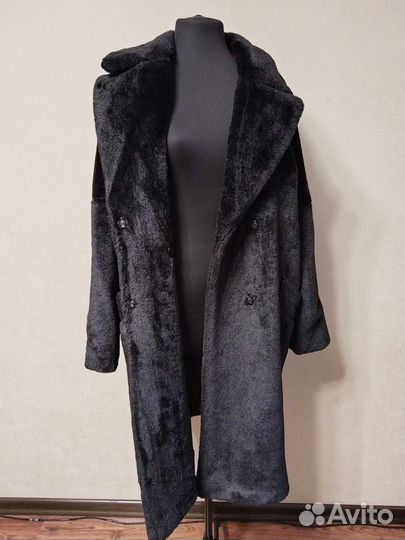 Пальто из экомеха р-р 52