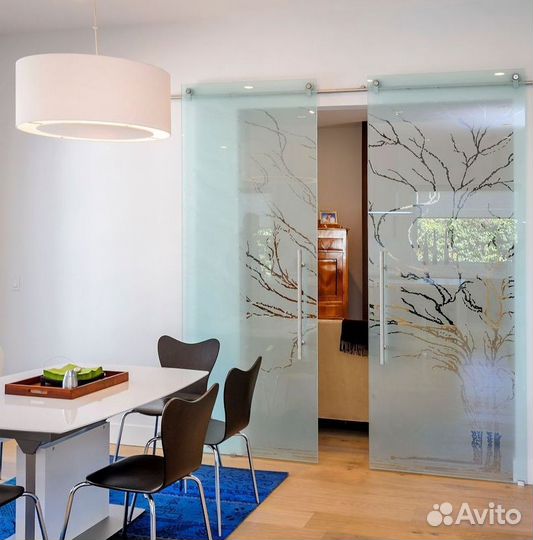 Стеклянная перегородка для офисов от производителя