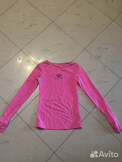 Spsm лонгслив розовый