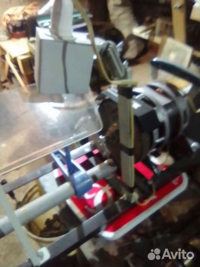 Мини токарный станок по дереву с заточнчным кругом