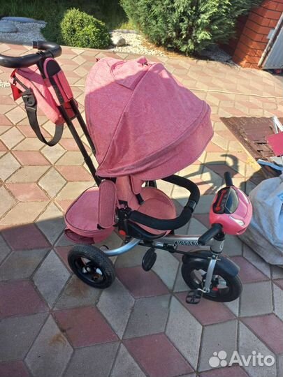 Детский велосипед с ручкой бу