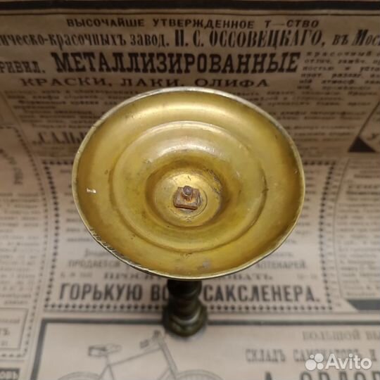 Подсвечник латунный (4)