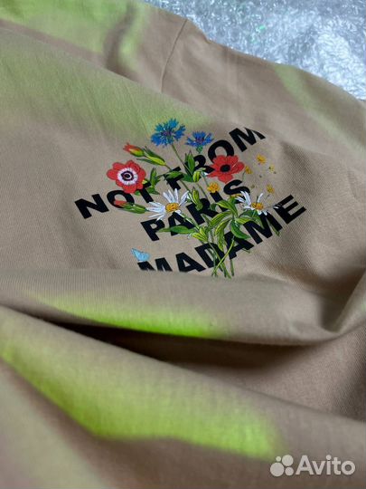 Футболка Lux Not From Paris Madame