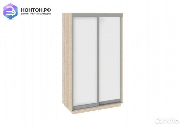 Шкаф-купе Нонтон 2-дверный дуб сонома / белый снег