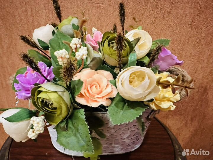 Букет цветов из мыла