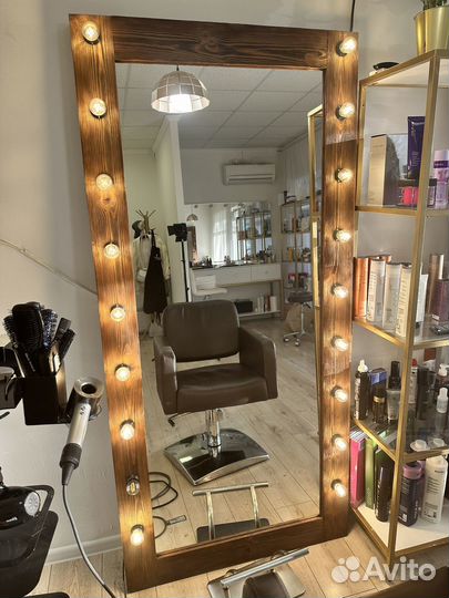 Зеркало в пол гримёрное