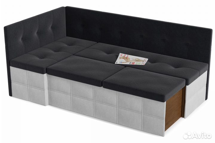 Угловой диван-кровать кухонный 