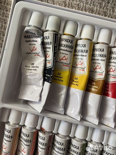 Масляные краски vista artista