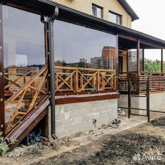 Мягкие окна для веранды