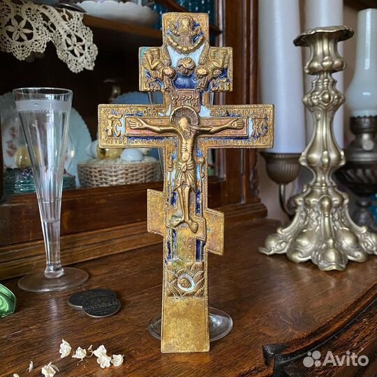 Крест с молитвой 19 век