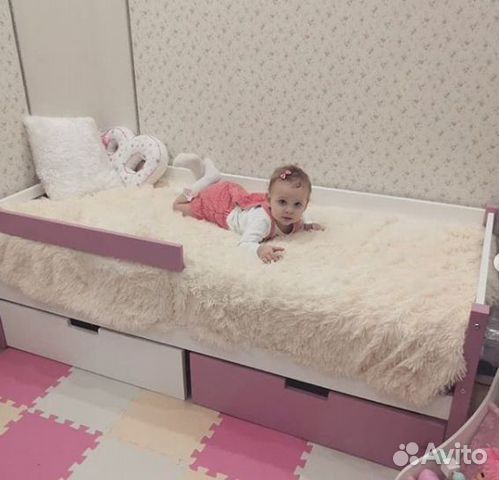 Детская деревянная кровать-тахта