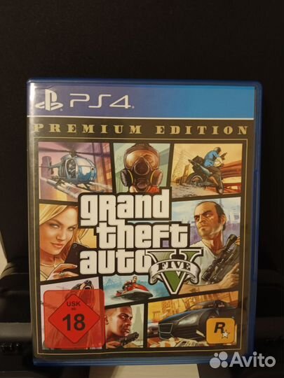 Диск гта5 ps4 premium edition