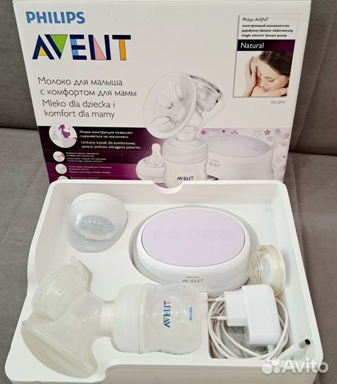 Молокоотсос avent электрический