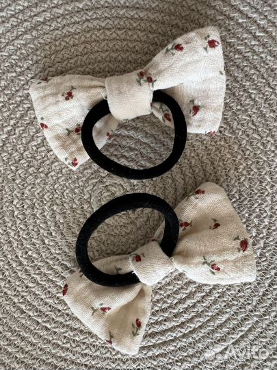 Бантики из муслина
