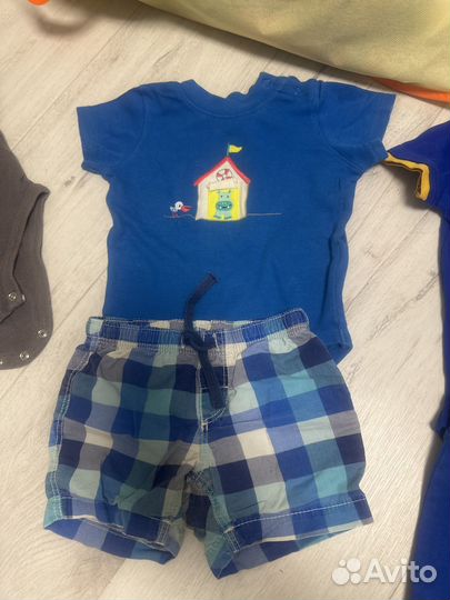 Боди и шорты 3-6 мес Gymboree,Hm