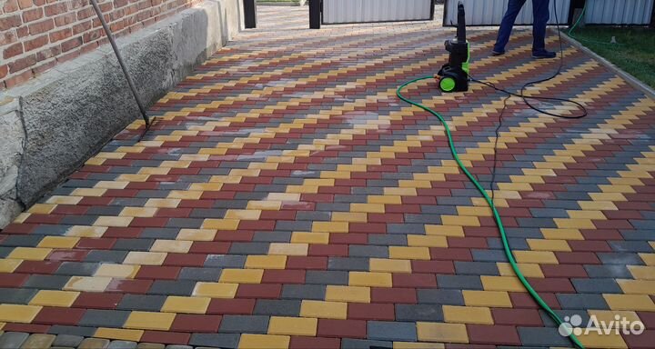 Укладка тротуарной плитки