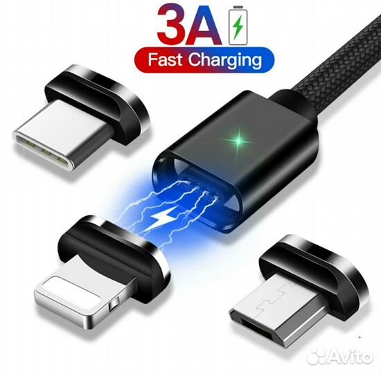 USB магнитный кабель micro