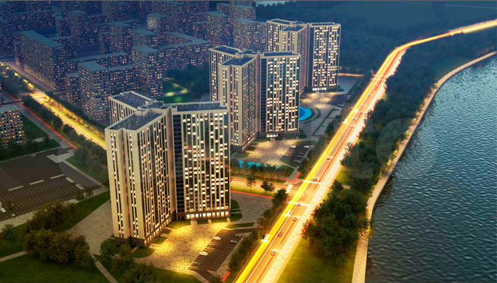 2-к. квартира, 62,2 м², 2/25 эт.