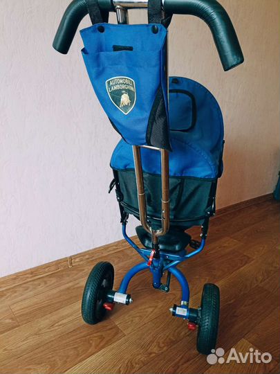 Детский трехколесный велосипед lamborghini