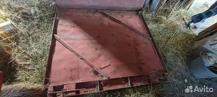 Ворота гаражные металлические бу