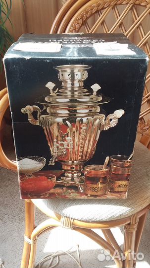 Самовар электрический СССР в упаковке 1980 год