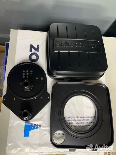 Крышка литой алюминий Gidrocomfort D110-140мм