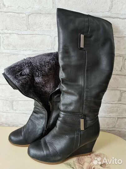 Зимние женские сапоги натуральная кожа