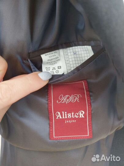 Пиджак серый р.128 Alister junior