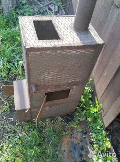 Печь для бани с баком