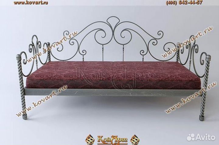 Диваны кованые. Кованый диван в москве. арт: R634