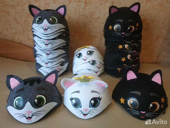 Шапки - маски животных - 30 видов