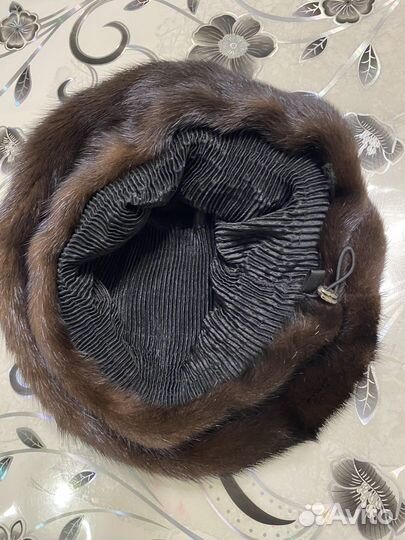 Шапка норковая женская