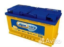 Аккумулятор akom 6CT-100 EFB прямой акб 100 Ач