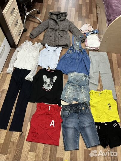 Пакет одежды на девочку 146 см