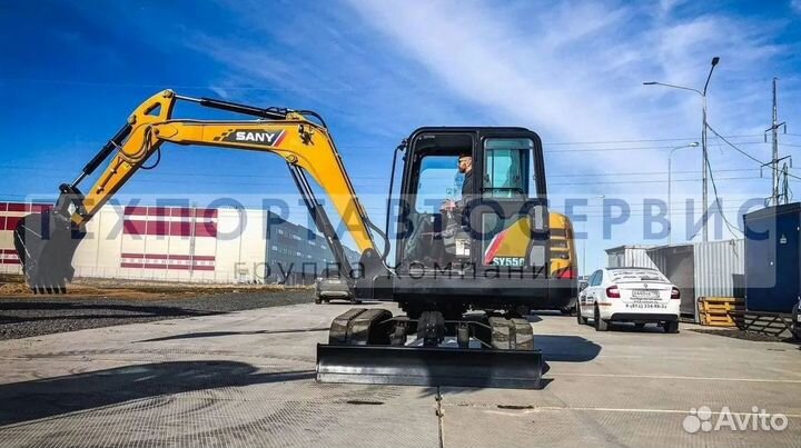 Мини-экскаватор Sany SY55C, 2023